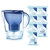 碧然德（BRITA）过滤净水器 家用滤水壶 净水壶 Marella 金典系列 2.4L（蓝色）(一壶7芯)