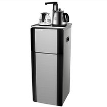 拜杰（Baijie）茶吧机立式饮水机家用温热型茶饮机多功能开水机器 触屏即热远离千滚水(拉丝银)