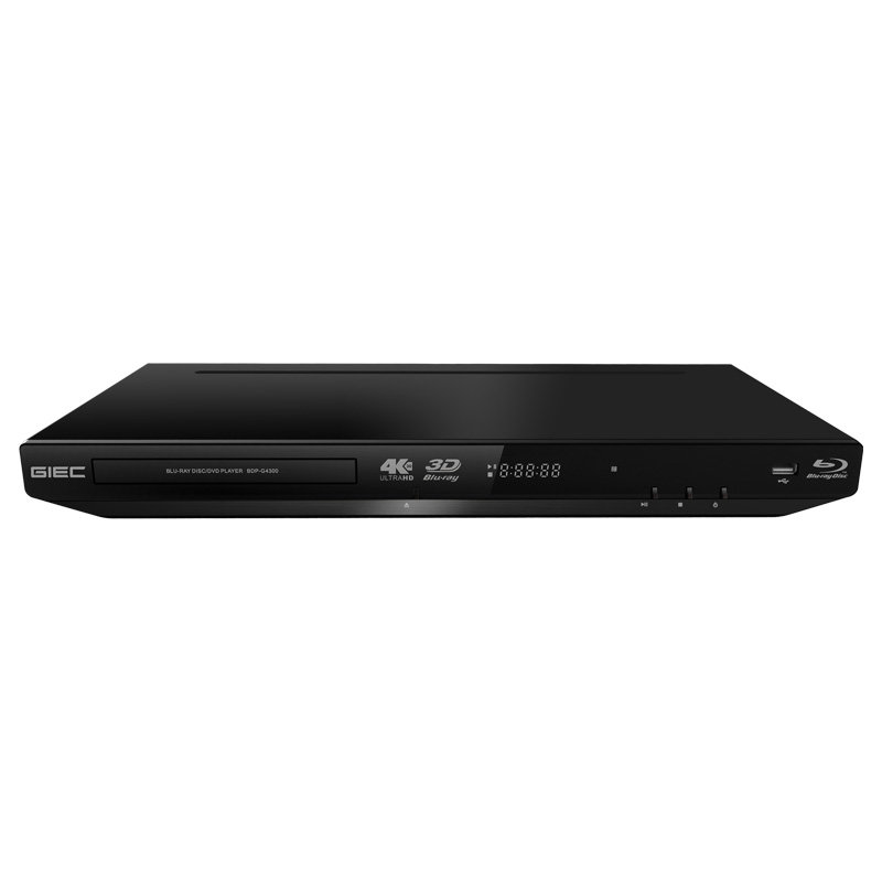 杰科giecbdpg43504k蓝光播放机3d高清dvd影碟机蓝光dvd播放器vcd播放
