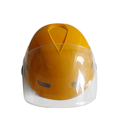 【外卖头盔美团配送员头盔夏盔帽半盔白镜片保