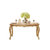 欧式餐桌椅组合大理石长方形实木小户型吃饭桌子6人歺桌(实木大理石1.5米一桌六椅)