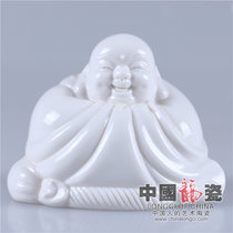 中国龙瓷 平安佛(白)佛像摆件商务礼品家居装饰品