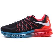新款Nike Max 2015 耐克新款全掌气垫跑鞋 男子运动鞋女子跑步鞋(黑白红)