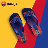 巴塞罗那官方商品丨巴萨新款红蓝运动人字拖梅西足球迷礼物新拖鞋(36-37（235）)
