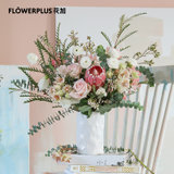 FlowerPlus花加 谜藏高端混合鲜花花束包月装饰礼物鲜花速递包邮(粉红色 周六收花)