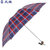 天堂伞 钢骨耐用格子晴雨伞 经典防泼水三折伞 男女通用 339S格(彩格10 多色可选 15)