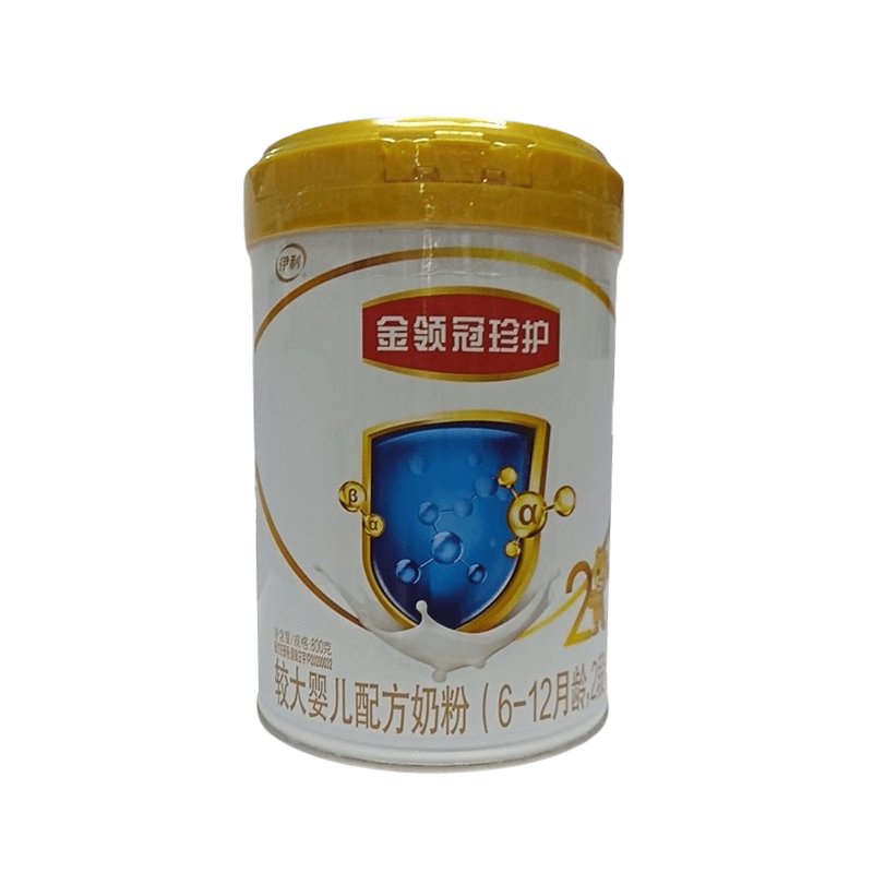 伊利(yili)金领冠珍护2段800g*6罐 较大婴儿配方奶粉(6-12个月适用)
