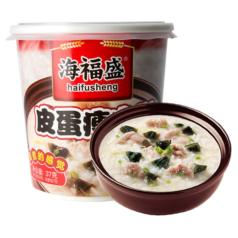 【国美自营】海福盛皮蛋瘦肉粥37g