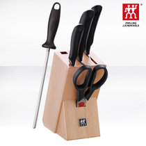 德国双立人ZWILLING Style插刀架刀具6件套 不锈钢厨具蔬菜刀厨刀