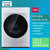 松下(Panasonic) 10公斤 保时捷设计 衣物护理 纳米水离子 光动银除菌 洗烘干一体机 滚筒烘干机(XQG100-LD168银色)