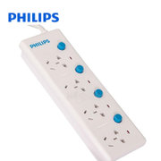 飞利浦(Philips) SPS2430C/93 插线板 四位分控 线长3米 白