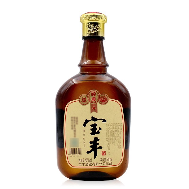 宝丰酒经典一号清香型白酒42度500ml(1瓶)【图片 价格