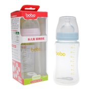 乐儿宝超强宽口径玻璃奶瓶（240毫升-中流量）BP514