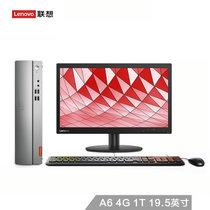 联想（Lenovo）天逸310S 办公娱乐台式电脑 【AMD A4-9125  一年上门 Win10  】(19.5英寸 定制/4G内存/1T+128G固态)