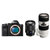 索尼(SONY）A7R双头套机（FE24-70+70-200）全画幅微单相机(套餐七)