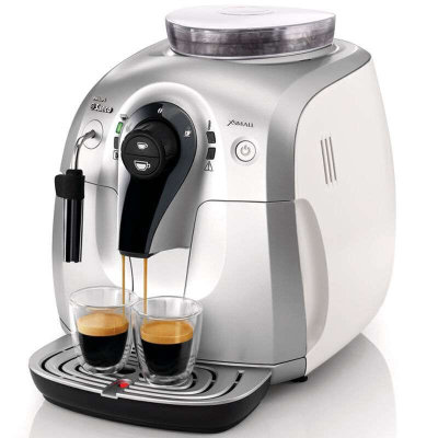 飞利浦（PHILIPS）咖啡机HD8745 意式咖啡机家用 清洗方便 磨豆商用咖啡机(HD8745)