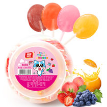 雅客 网红棒棒糖大罐约66支水果味儿童可爱创意礼物喜糖果零食品