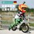KinderKraft德国儿童竞赛款充气胎平衡车送打气筒+头盔护具1套(黑色)