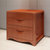 一米色彩 床头柜 实木床边柜 卧室家具 中式简易现代橡胶木(海棠色 500*410*540mm)