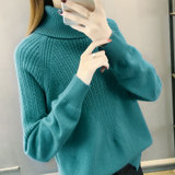 女式时尚针织毛衣9365(粉红色 均码)