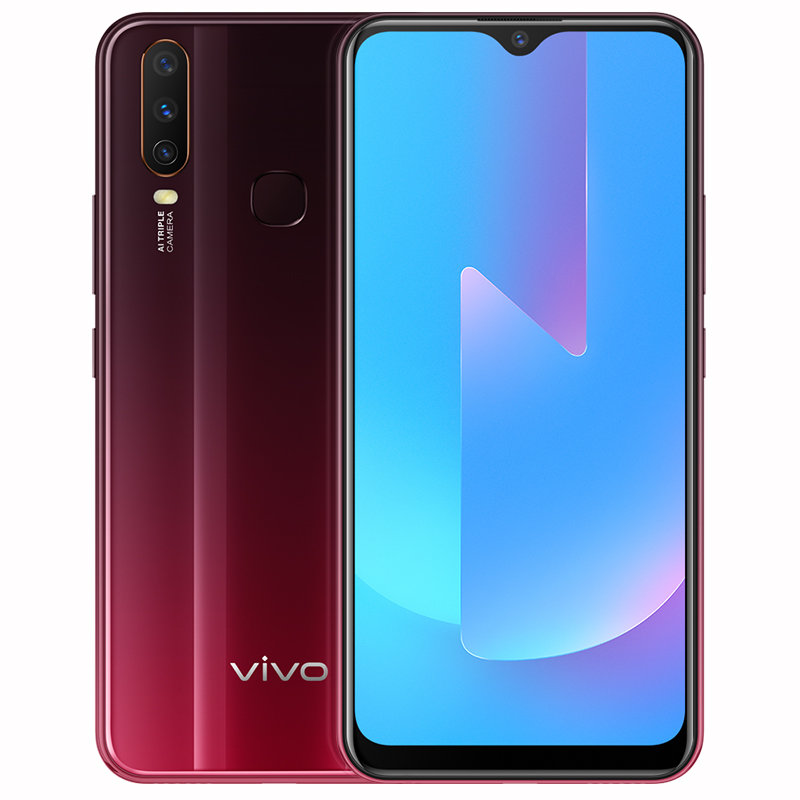 vivo u3x 超大电池拍照快充三摄全面屏4g全网通安卓智能手机(沧海蓝)