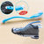 菲特美莱(Feitemeilai) 多功能双头双面洗鞋刷 清洁鞋刷子 弓形刷柄无死角(蓝色 商品尺寸 长 25CM)