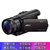 索尼（SONY）FDR-AX100E 4K高清数码摄像机 AX100E 旅行/婚庆DV 索尼摄像机 录像机 手持摄像机(黑色)