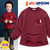 JELISPOON吉哩熊韩国童装冬季新款男童女童优雅加绒T恤(150 紫红色)