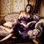 喜芬妮春秋款丝质蕾丝吊带长袖睡裙二件套女士睡衣家居服礼盒(8208紫色 M)