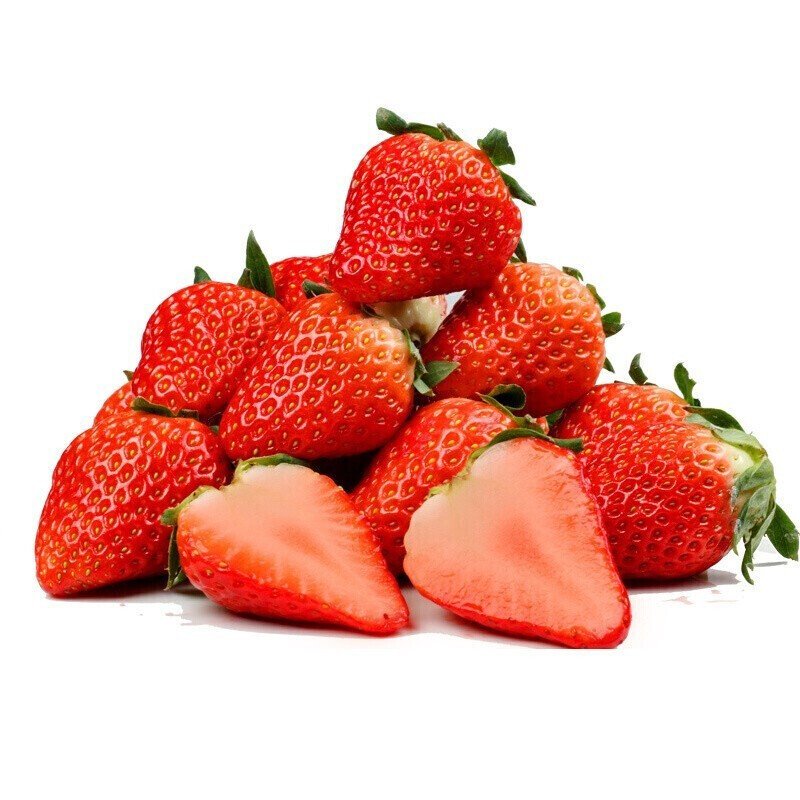 红颜草莓奶油草莓新鲜现摘大凉山露天草莓新鲜水果净重约三斤大果