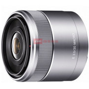 索尼（SONY） E 30mm f/3.5 SEL30M35 微距微单镜头 银色(官方标配)
