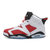 耐克男鞋 nike Air Jordan 6 Retro Carmine耐克乔丹气垫篮球鞋 运动鞋子304401-027(白红 42.5)