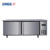 星星(XINGX) 冷藏冷冻双温不锈钢工作台 商用厨房冰箱 多功能冷柜操作台 冰柜保鲜柜(双温双箱TS)