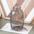 日式复古轻奢简约ins创意小花瓶透明玻璃水养插花装饰品桌面摆件(217特价款（原色灰） 小)