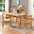 品尚美家日式纯实木餐桌椅组合橡木北欧小户型餐厅家具1.4米客厅饭桌(1.5米 单桌)
