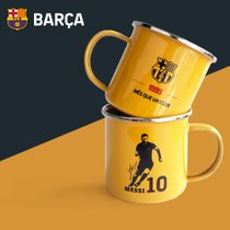 巴塞罗那俱乐部丨巴萨新款马克杯梅西印号签名搪瓷杯水杯足球迷(特尔施特根1号)