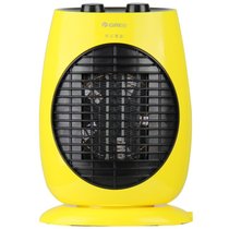 格力（GREE）取暖器 电暖器 电暖气 暖风机NTFD-18-WG黑+活力橙（PTC陶瓷发热，时尚小巧，可摇头，广角送风，三档调节，功率随心控 ）