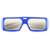 睿浩（RIO）RGCP3804不闪式圆偏光3D眼镜（蓝白色）