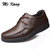 MR.KANG休闲皮鞋男士鞋牛皮男鞋男士透气单鞋系带软底爸爸鞋8802(棕色)(43)