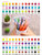 软头48色水彩笔套装儿童小学生-可水洗12色彩色笔绘画笔软毛笔