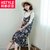 韩都衣舍2017韩版女装夏装新款纯色碎花吊带连衣裙LZ6820烎0330(花色 S)