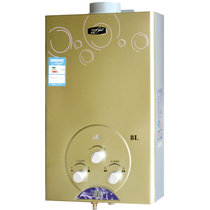 奇田（Qitian）JSG16-8A(03)铜水箱 燃气热水器平衡式 8升热水器(土豪金液化气20Y)