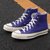 Converse匡威女鞋2022新款Chuck 70高帮紫色休闲帆布鞋板鞋170550(170550/主图款 44)