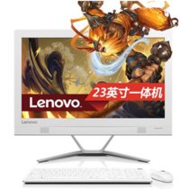 联想(Lenovo) 致美AIO 300-20 20英寸家用办公游戏一体机电脑 I3-6100 4G 500G 1G独显(白色)