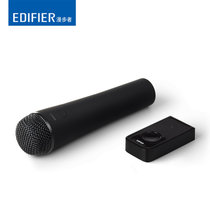 漫步者（Edifier）MU500 锂电池便携无线麦克风,高保真KTV音效,带蓝牙功能,支持手机及平板等设备K歌(黑色)