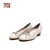 马内尔2020年春季新品专柜同款粗跟真皮女鞋潮流时尚单鞋女G01063(浅灰色 39)