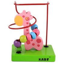 婴儿童绕珠多功能智力积木玩具串珠男孩女孩0宝宝1-2-3岁半早教(长颈鹿绕珠)