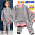 JELISPOON吉哩熊韩国童装冬季新款男童女童两件套繁星加绒套装(150 桃粉色)