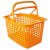爱丽思IRIS 环保树脂杂物污衣脏衣服收纳整理篮洗衣筐LB-M(LB-M橙色)