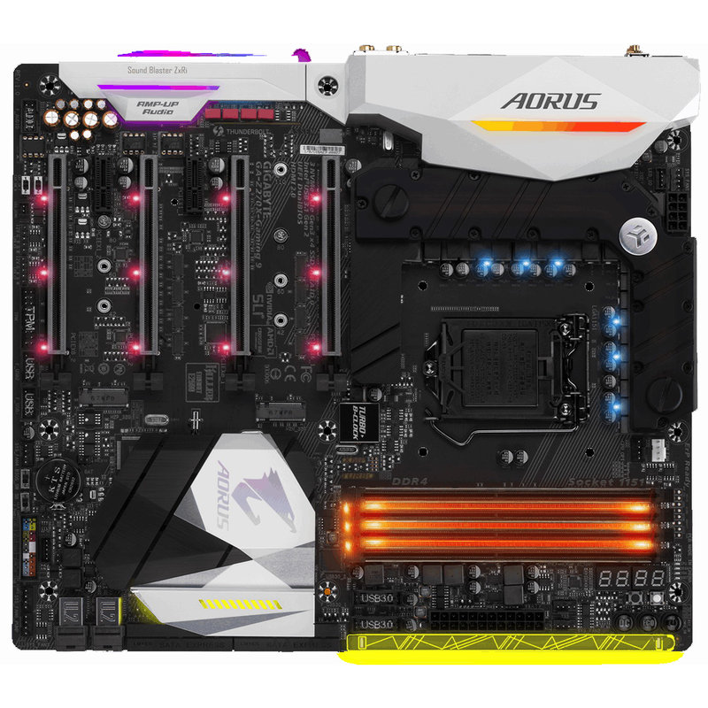 技嘉gigabyteaorusz270xgaming9主板intelz270lga1151